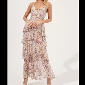 Astr the Label XS ruffle maxi